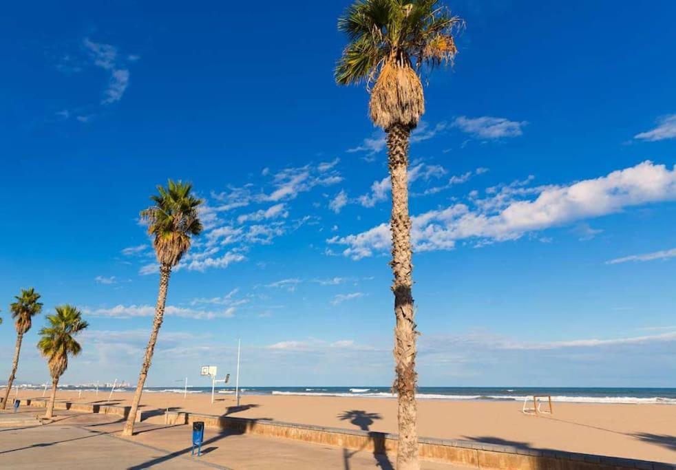 Apartamento En La Playa Las Arenas +Wifi+Ac Valencia Exterior foto